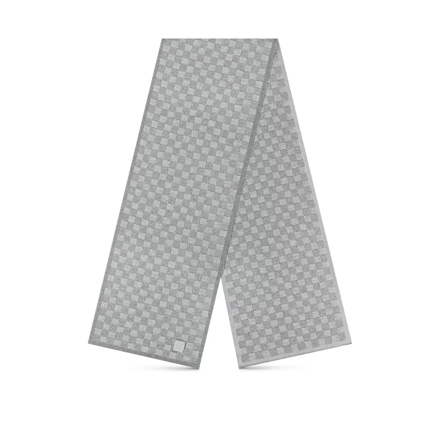 Louis Vuitton Light Grey M77989 Néo Petit Damier Scarf 0130