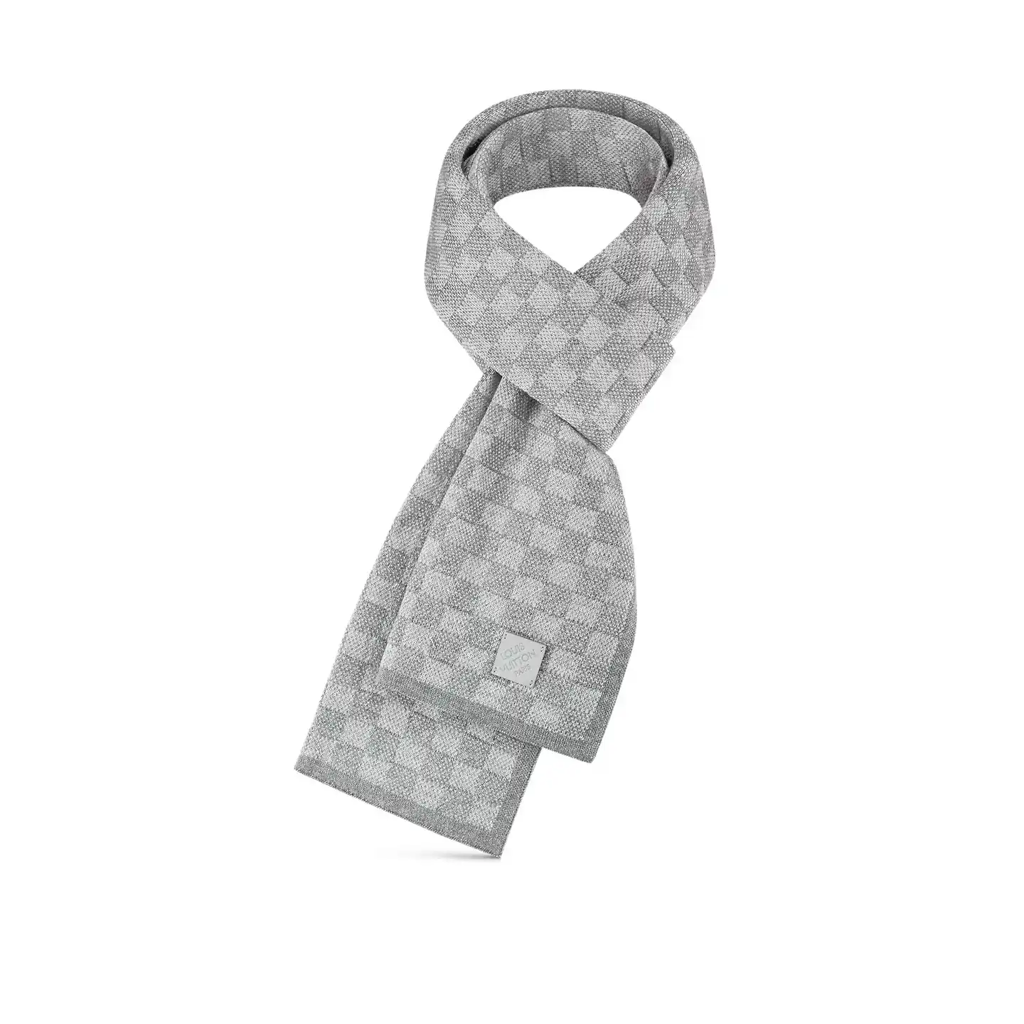 Cheap Louis Vuitton Light Grey M77989 Néo Petit Damier Scarf 0130