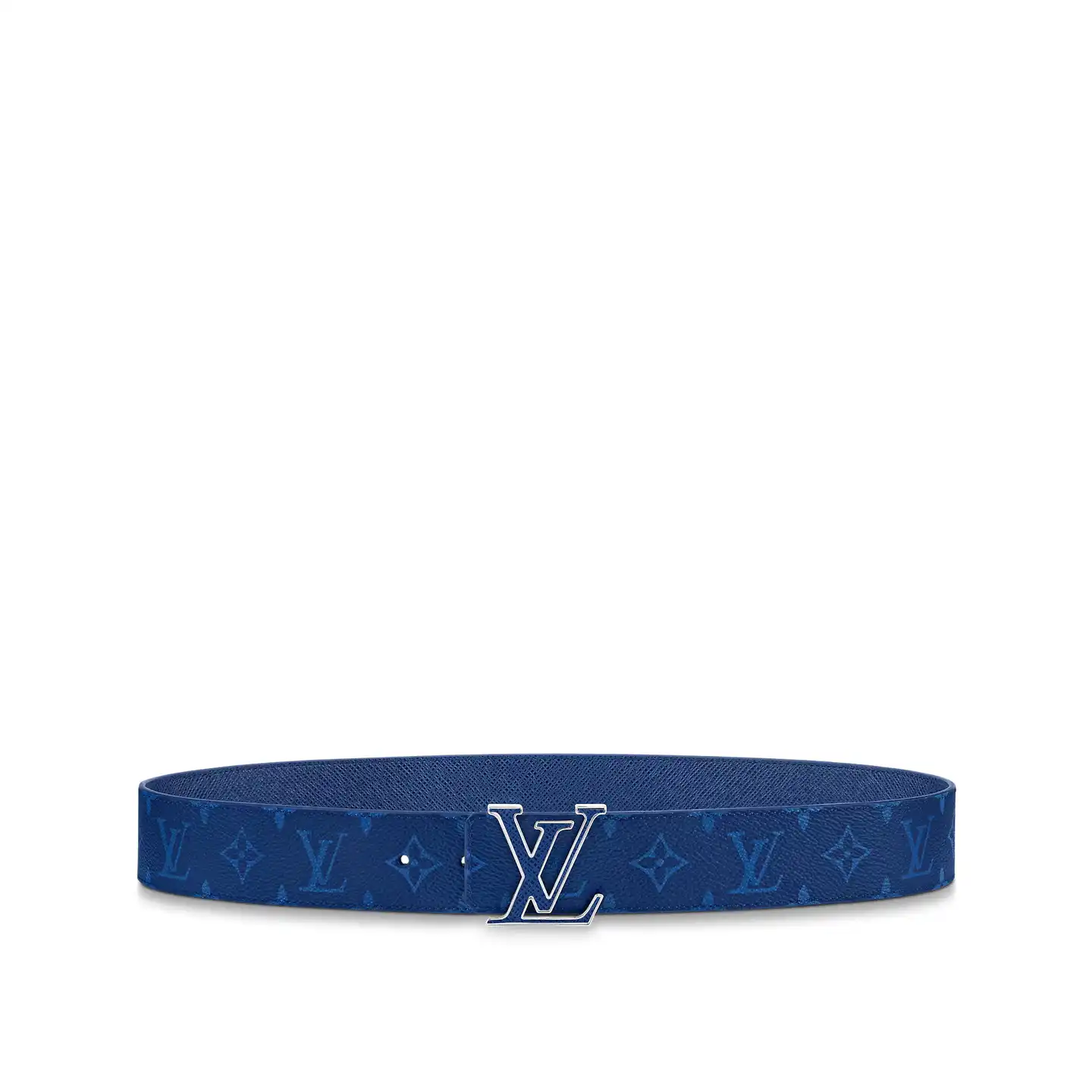 Louis Vuitton M0159U Blue LV Initiales 40mm Reversible Belt 0124