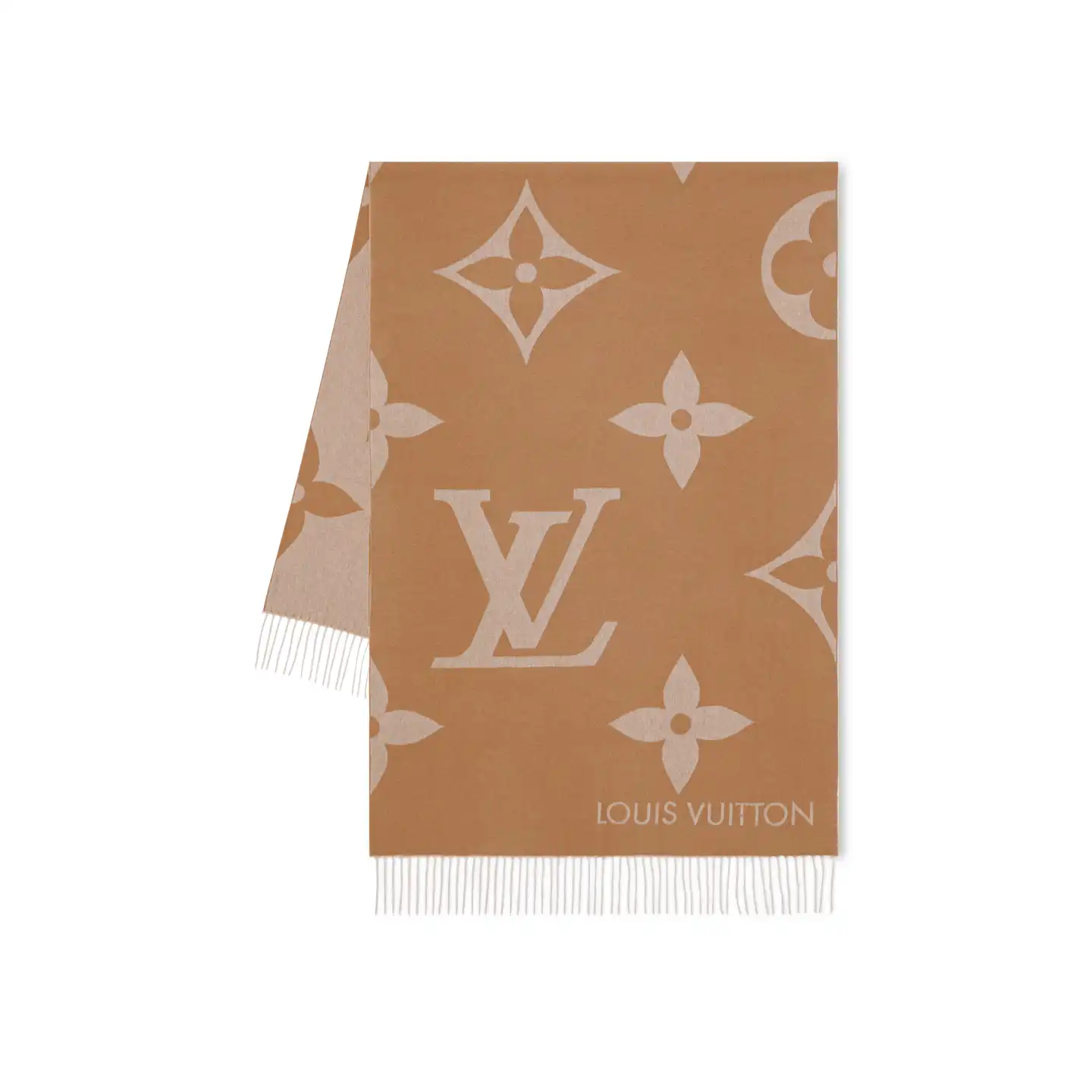 Louis Vuitton Hazelnut M79198 MNG Giant Scarf 0130