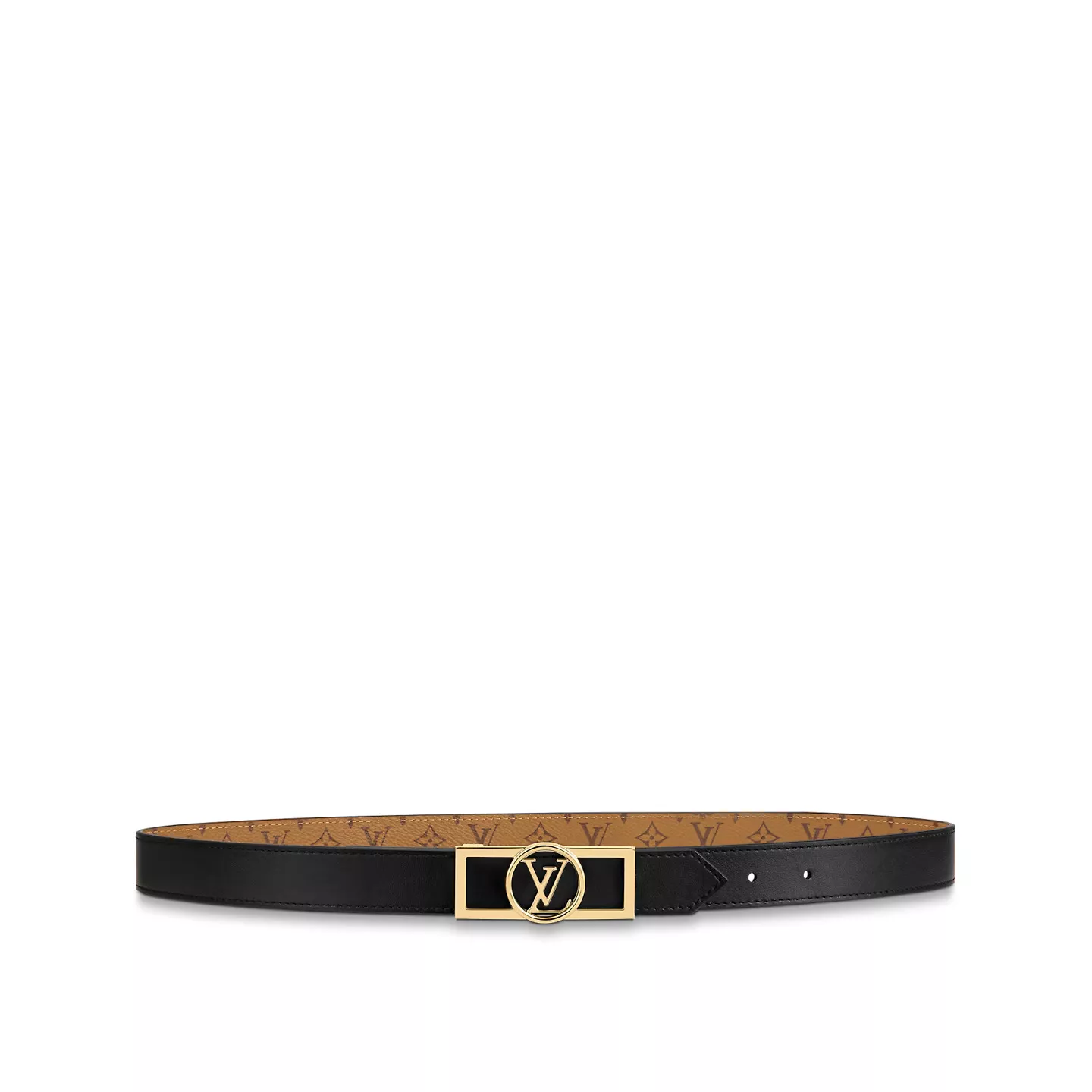 Cheap Louis Vuitton M0203U Autres Toiles Monogram Dauphine 25mm Reversible Belt 0119