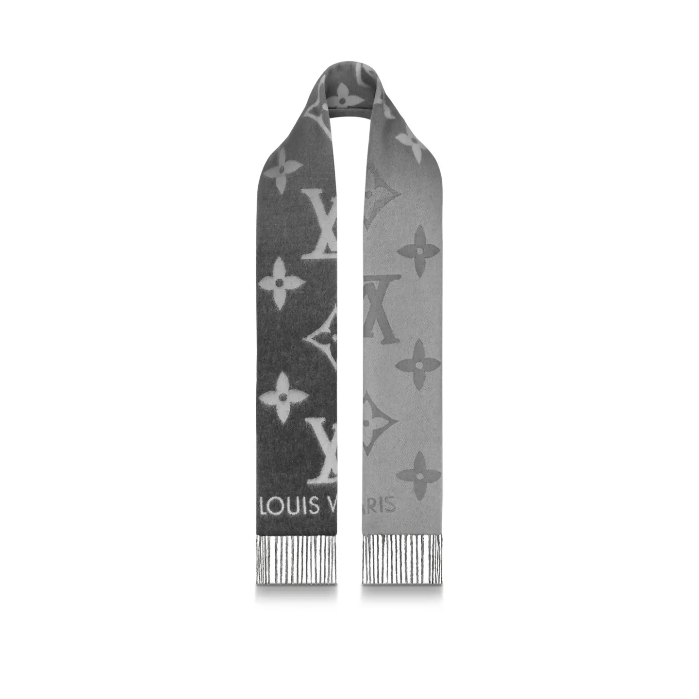 Cheap Louis Vuitton Grey M76336 Reykjavik Gradient Scarf 0118