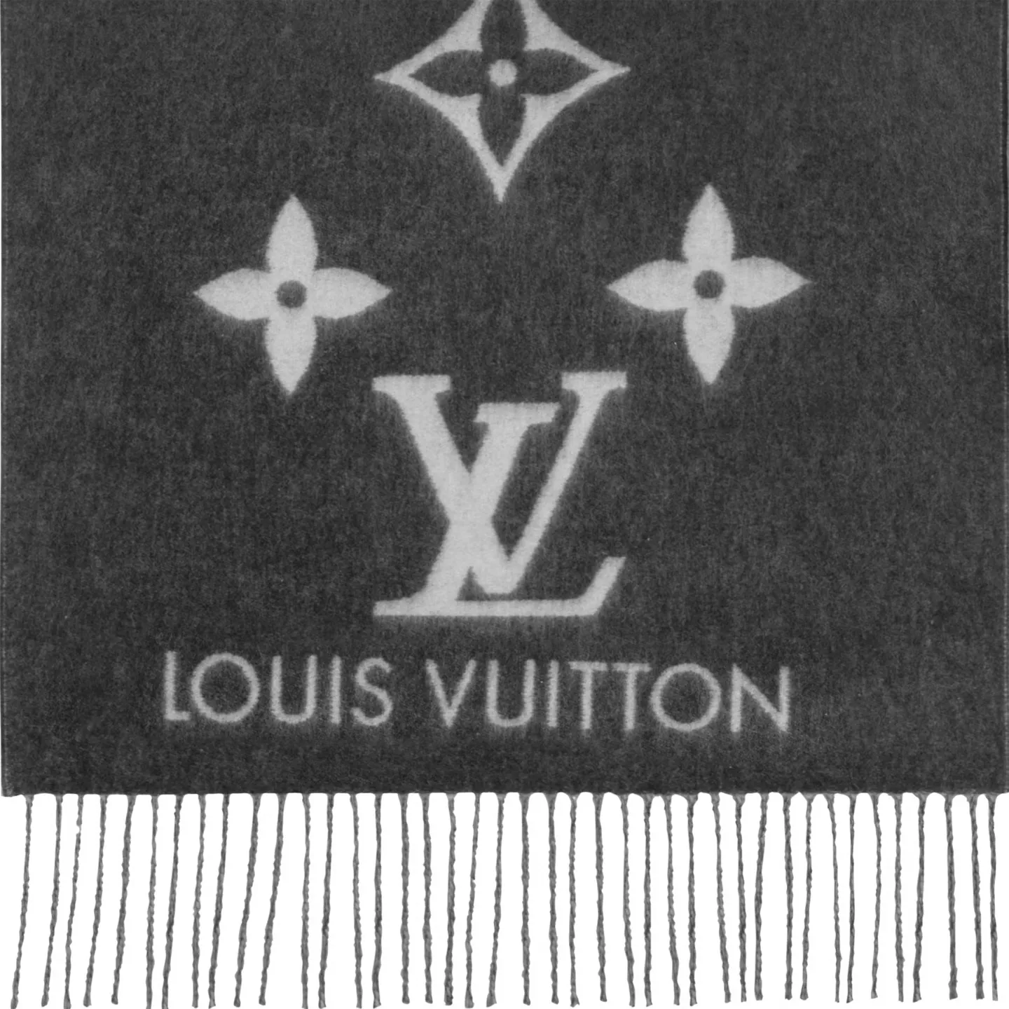 Cheap Louis Vuitton Grey M76336 Reykjavik Gradient Scarf 0118