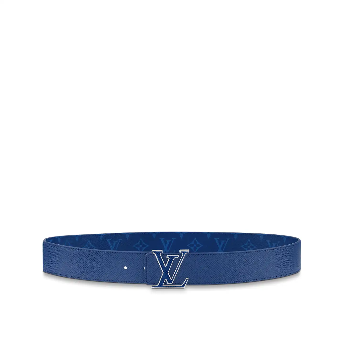 Cheap Louis Vuitton M0159U Blue LV Initiales 40mm Reversible Belt 0124