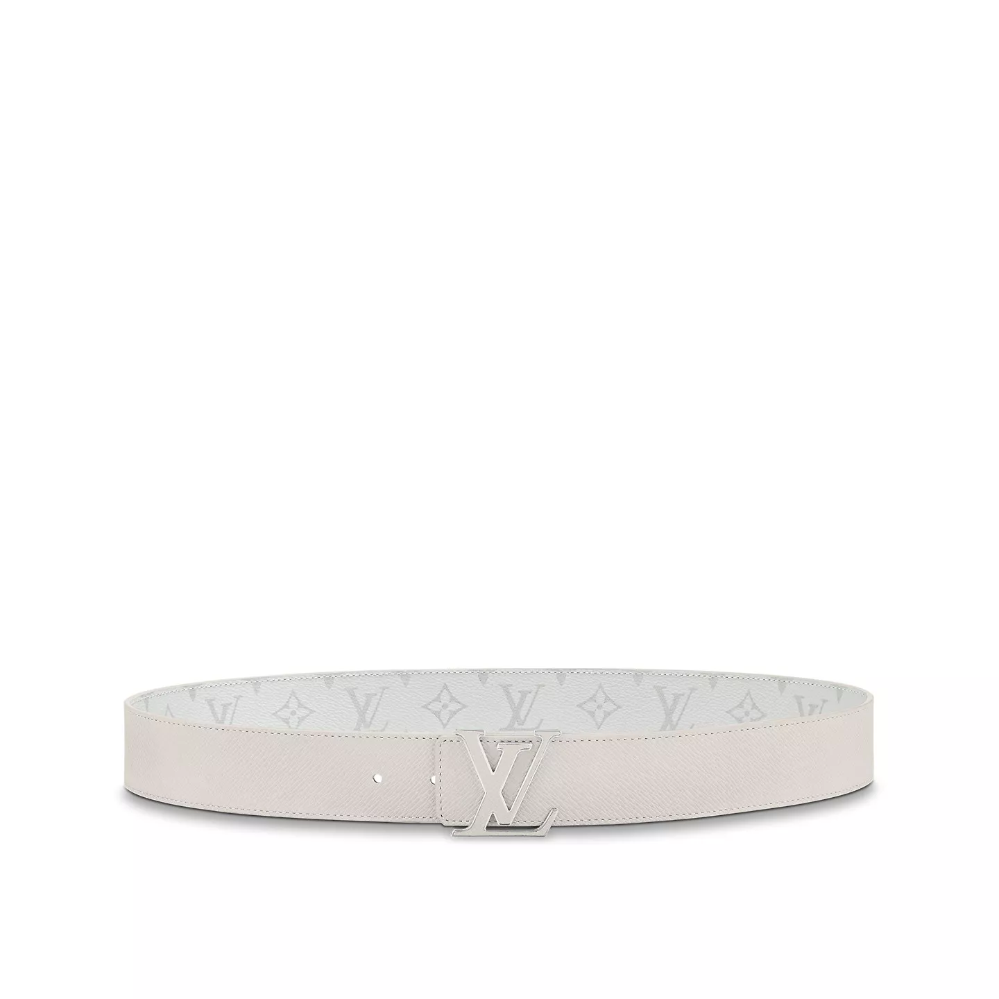 Cheap Louis Vuitton M0158U White LV Initiales 40mm Reversible Belt 0119