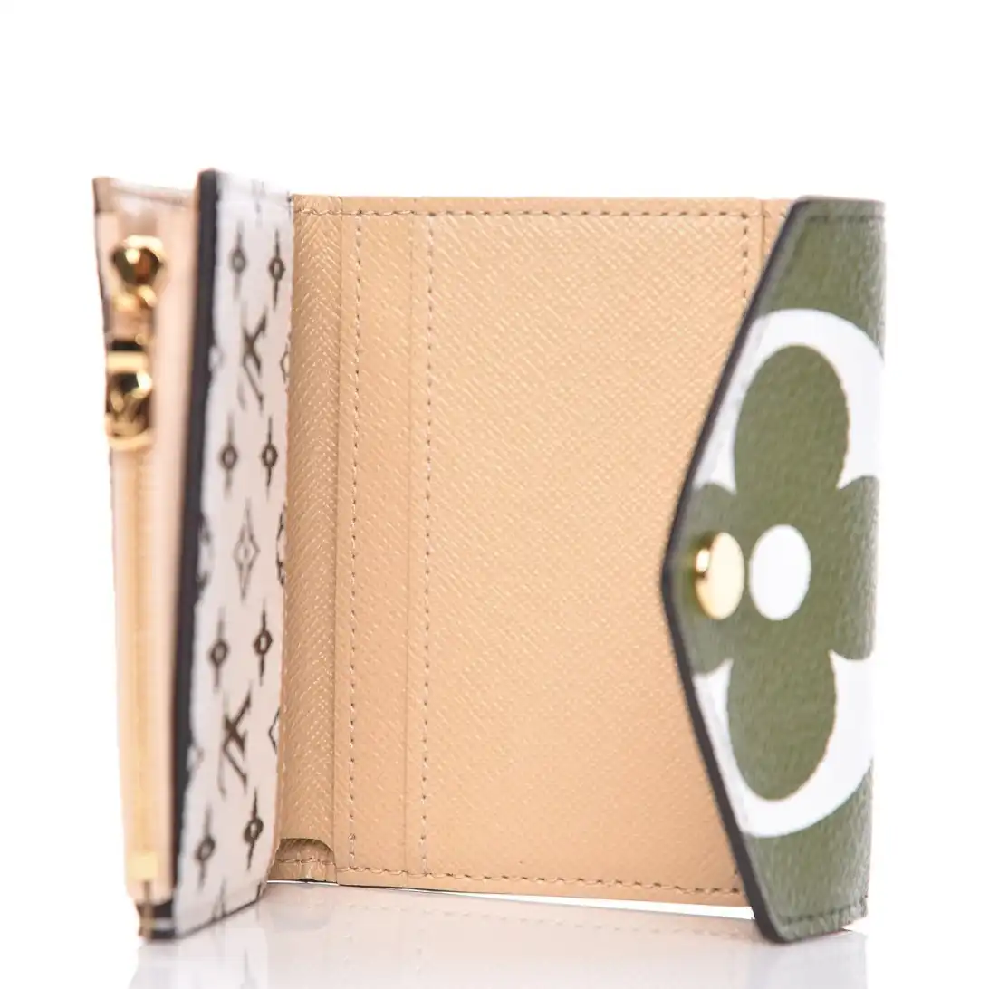 Cheap Louis Vuitton Monogram Giant Zoe Wallet Khaki M67640 0128