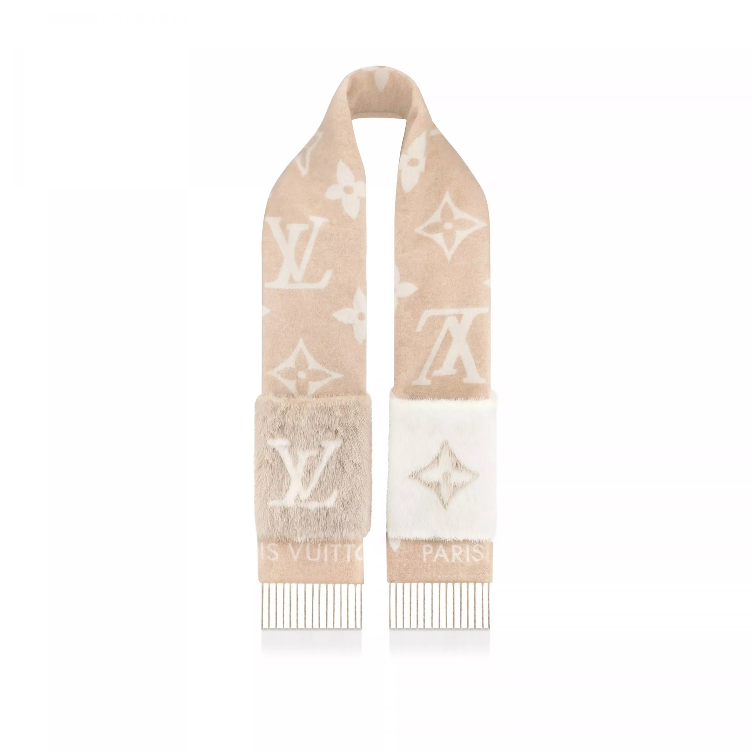 Cheap Louis Vuitton M74354 Cold Reykjavik Beige Scarf 0118