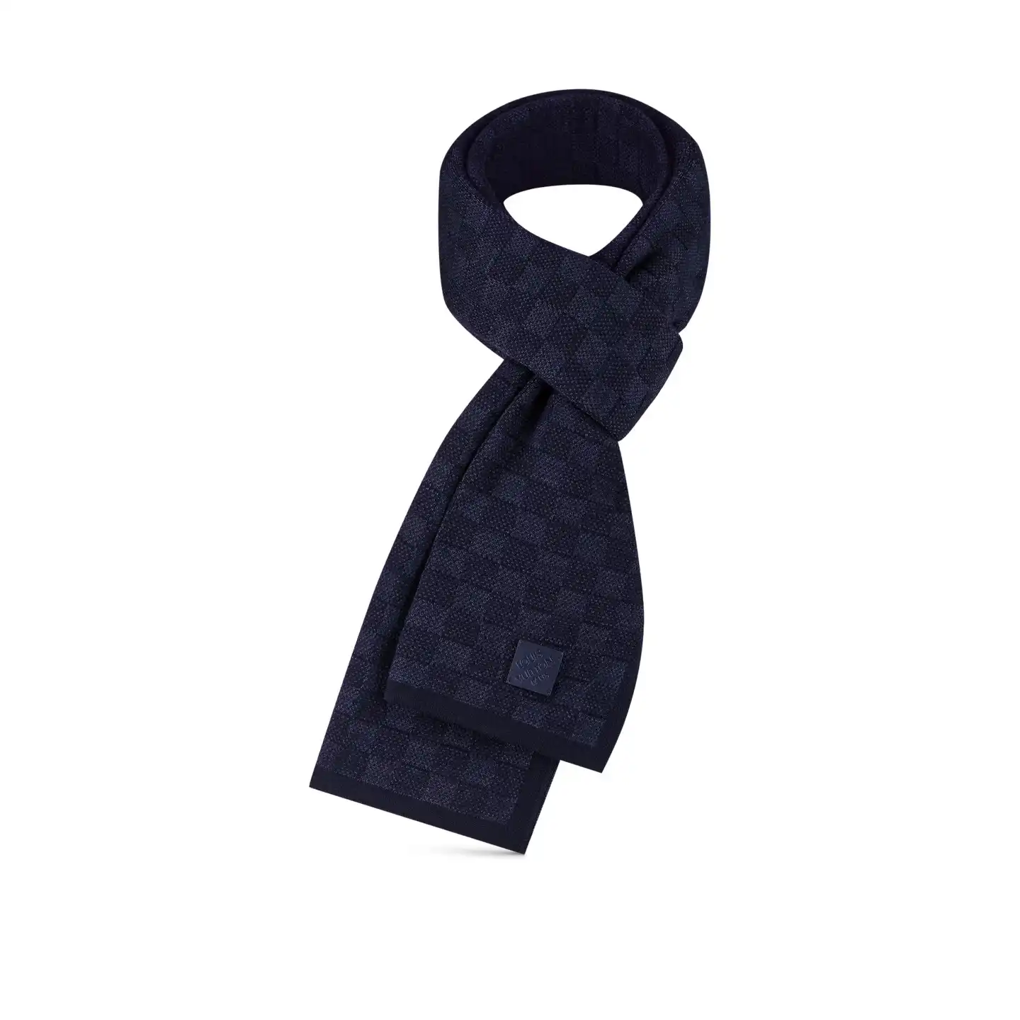 Cheap Louis Vuitton Navy M77987 Néo Petit Damier Scarf 0130