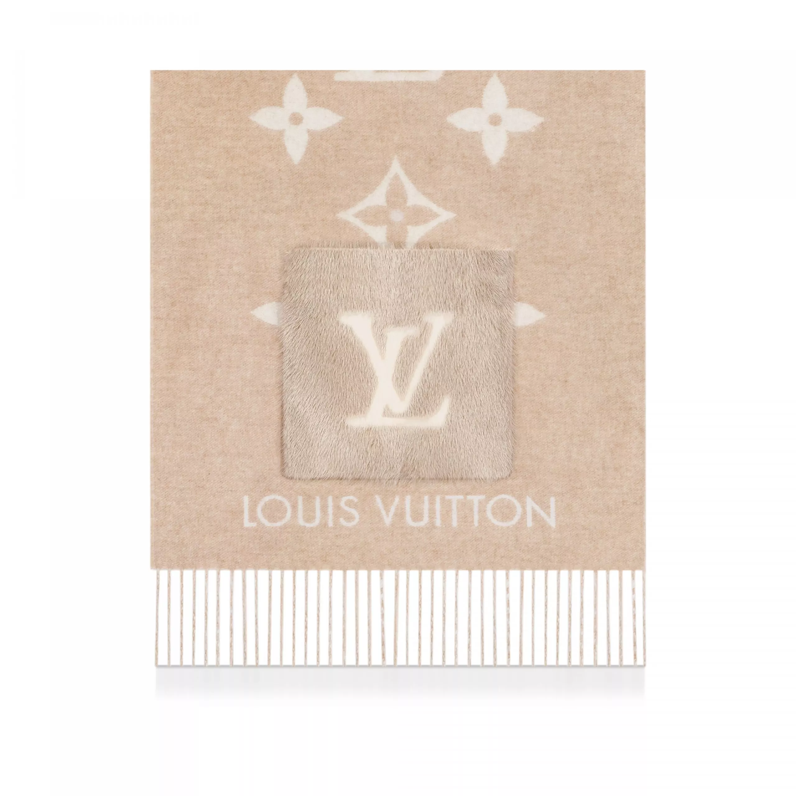 Cheap Louis Vuitton M74354 Cold Reykjavik Beige Scarf 0118