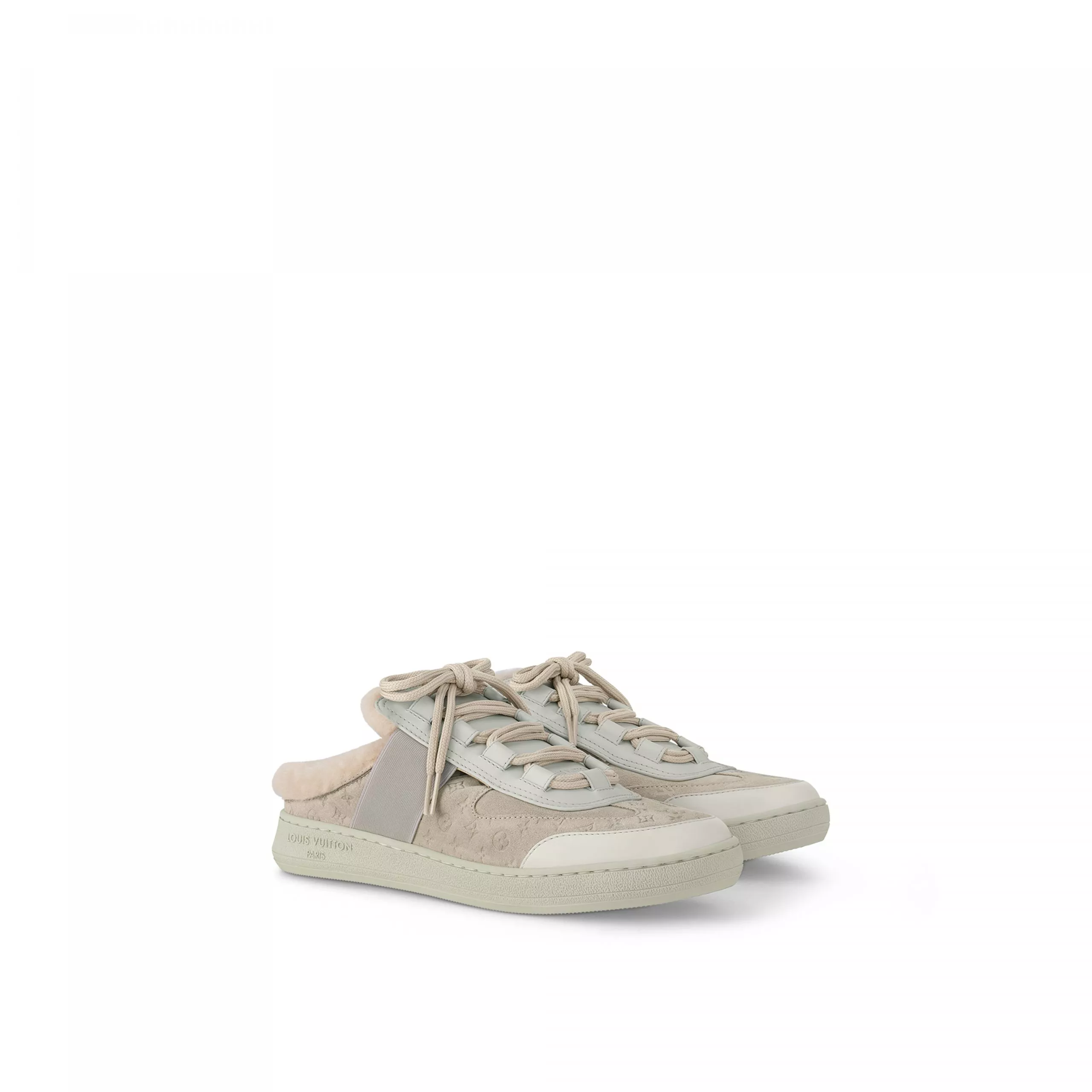 Cheap Louis Vuitton FLIGHT MODE Lous Open Back Sneaker Light Gray 1ACADJ 0115