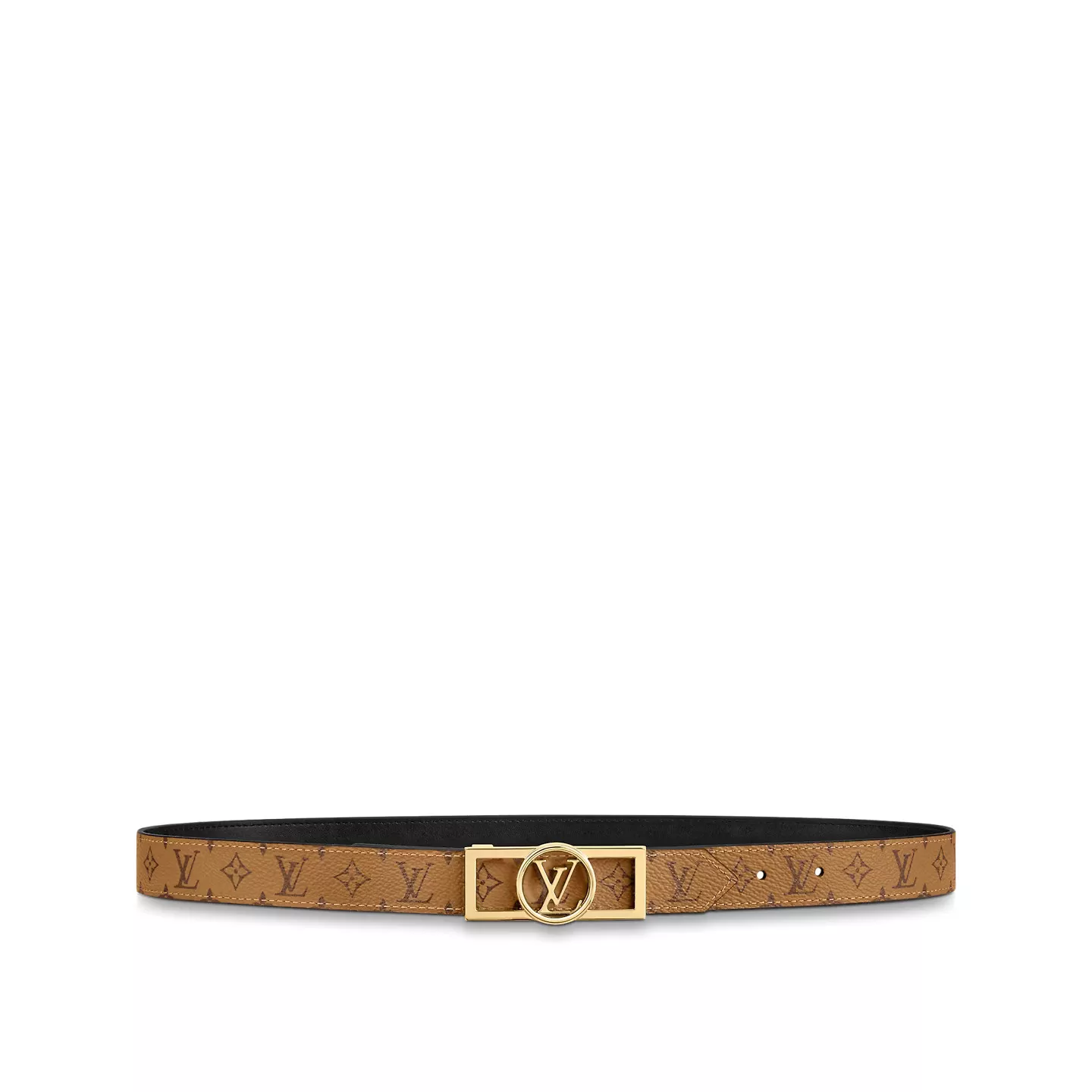 Louis Vuitton M0203U Autres Toiles Monogram Dauphine 25mm Reversible Belt 0119