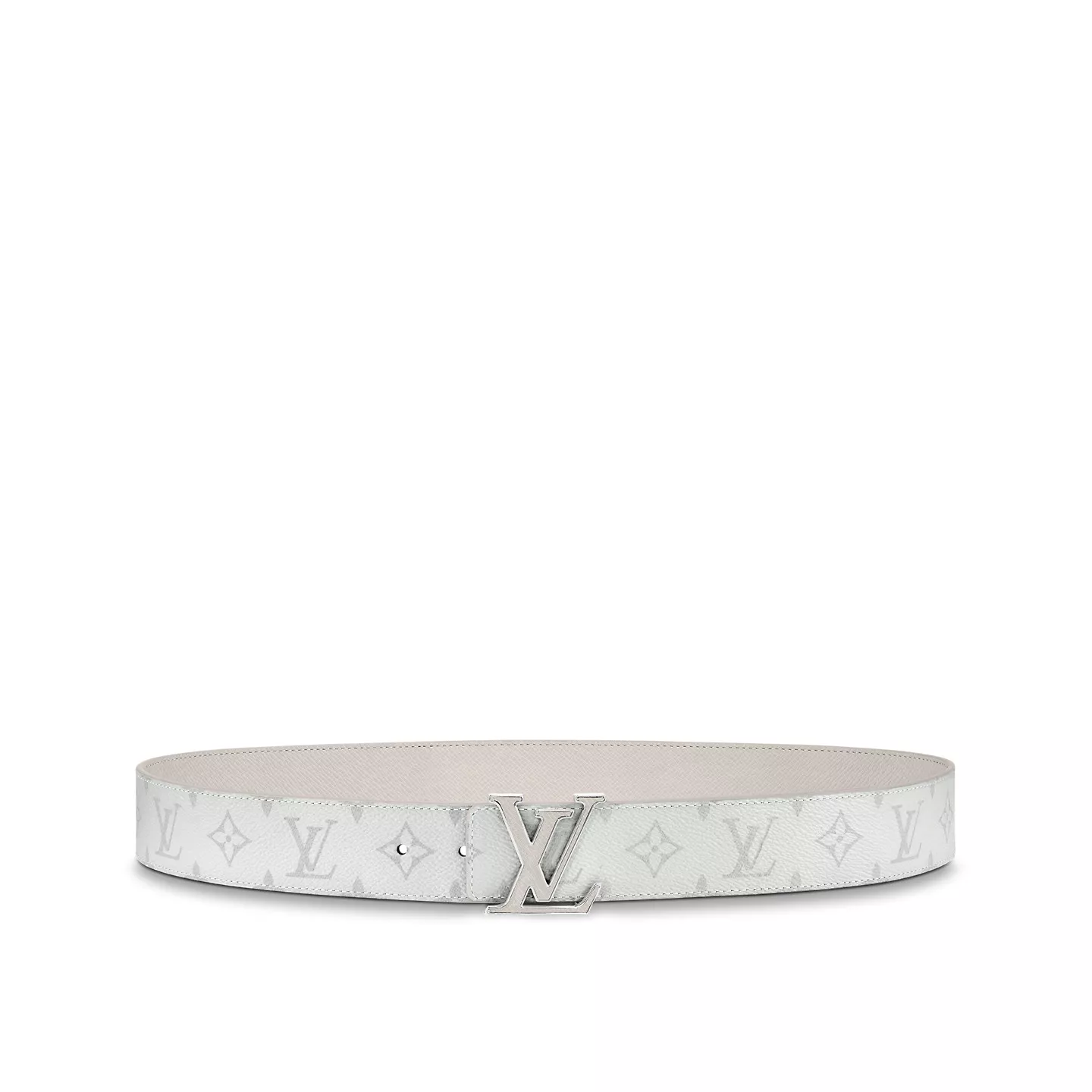 Louis Vuitton M0158U White LV Initiales 40mm Reversible Belt 0119