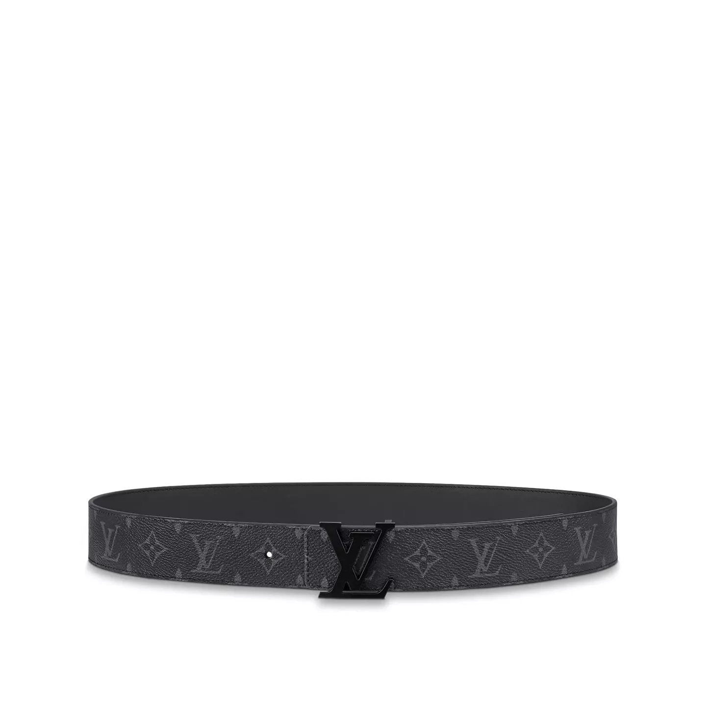 Louis Vuitton M0449U LV Initiales 40mm Matte Black Belt 0119