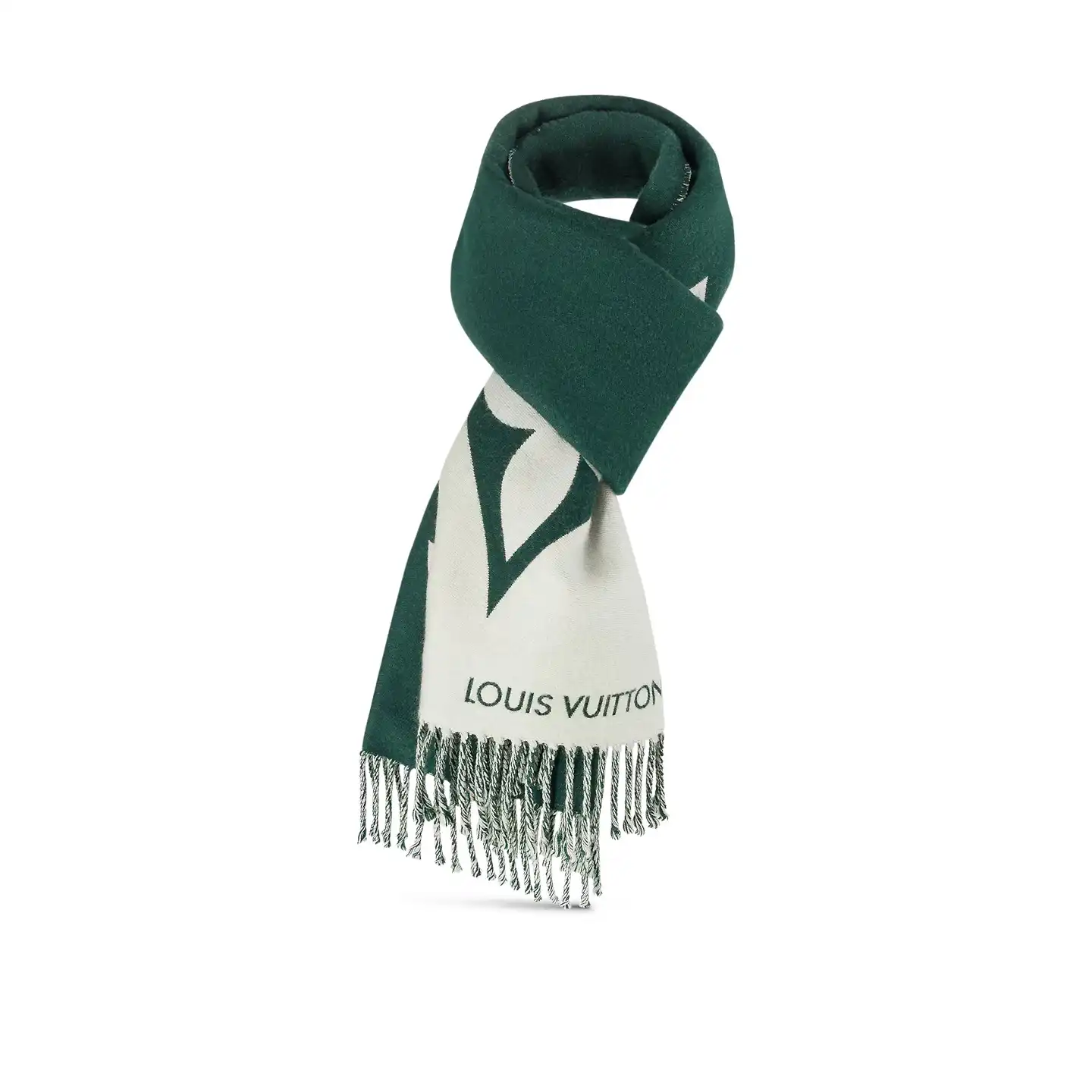 Cheap Louis Vuitton Dark Green M79139 Graphic Dual Scarf 0202