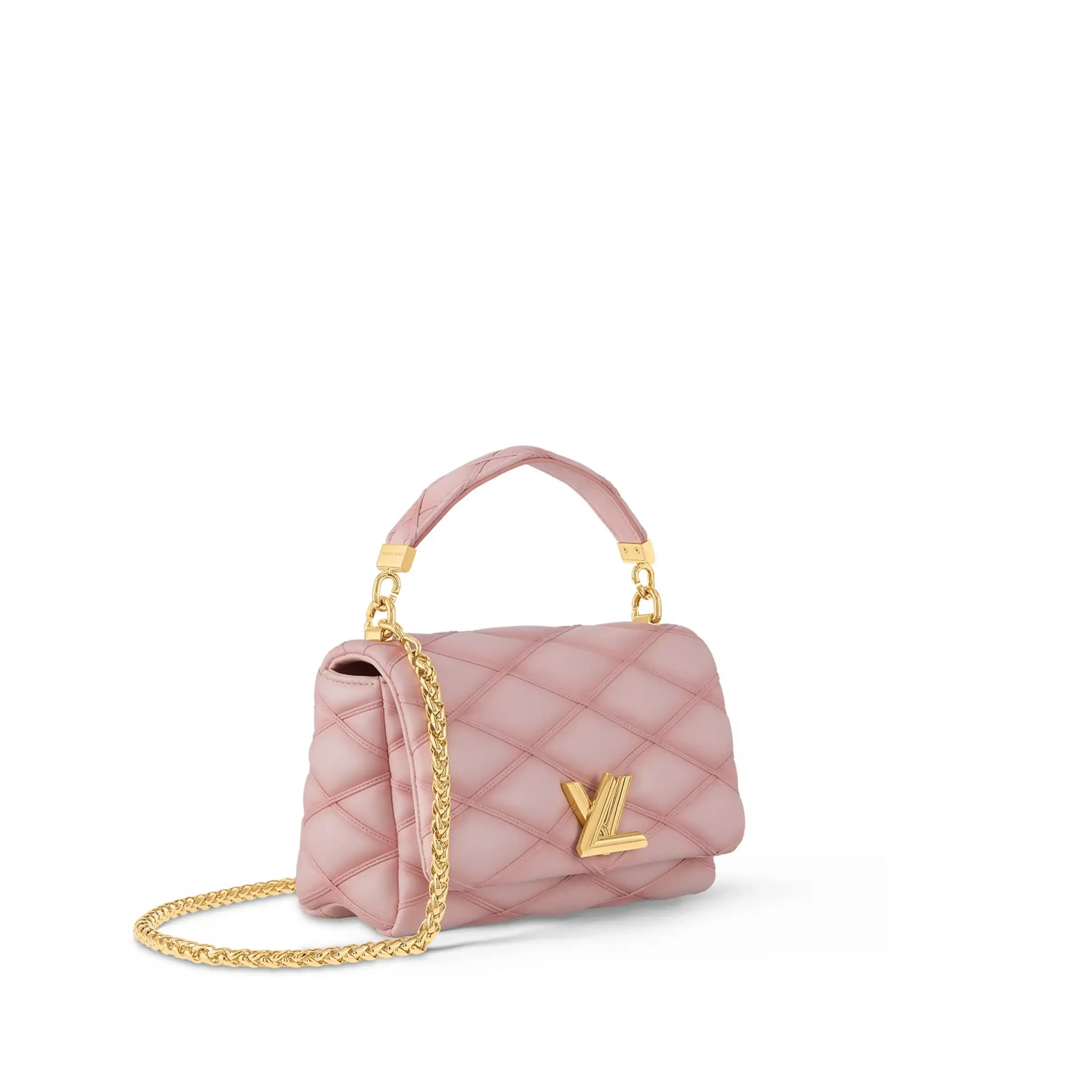 Cheap Vuitton Pink GO-14 M24465 Rosabella MM Louis 0214