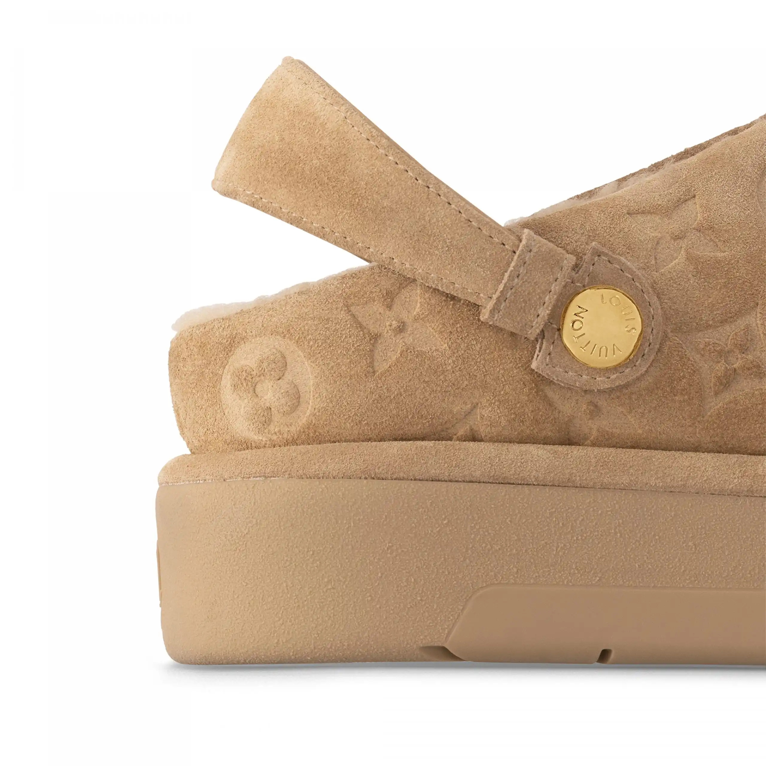 Cheap Louis Vuitton Aspen Platform Clog Beige 1ACHWZ 0204