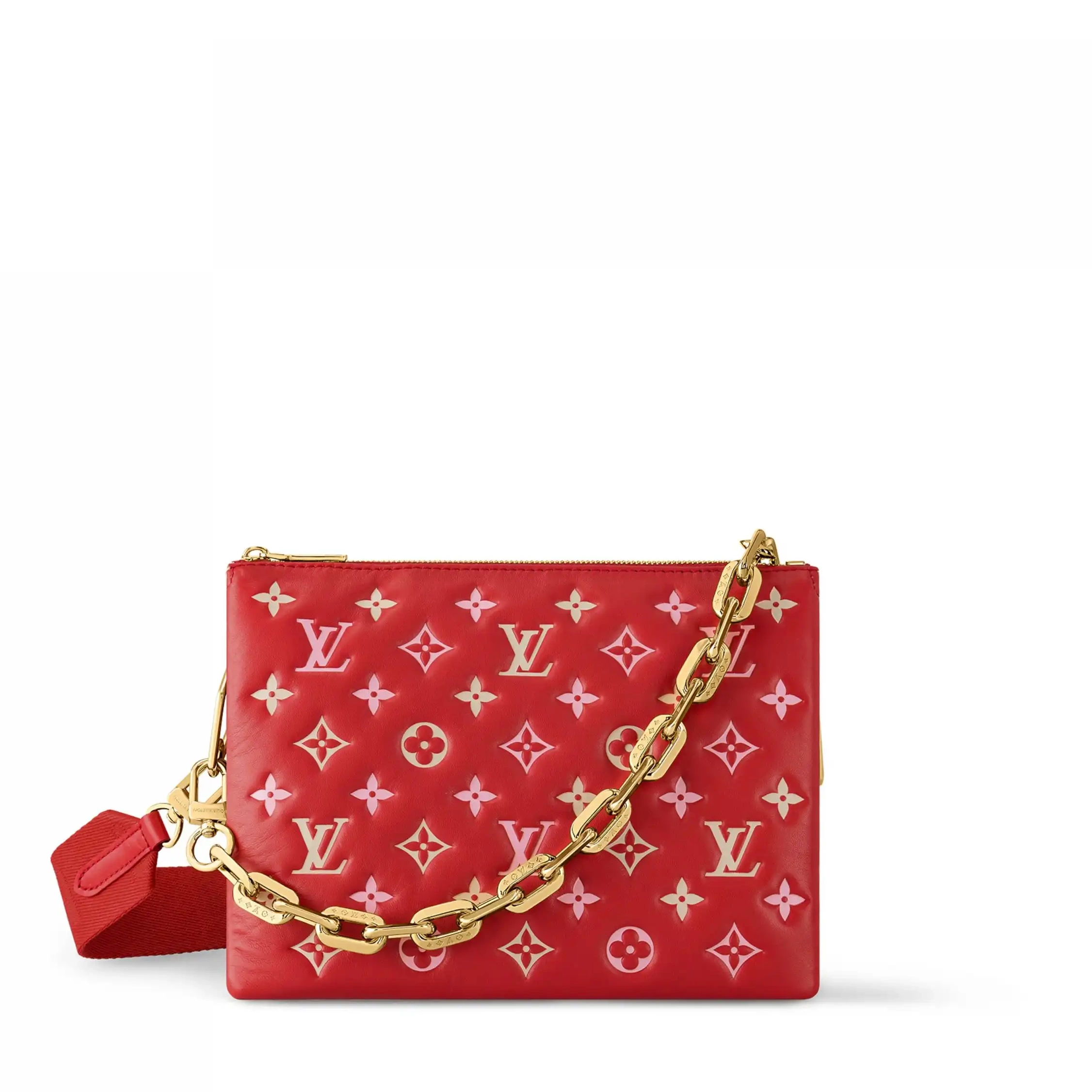 Cheap Coussin Louis PM M22397 Vuitton Red 0215