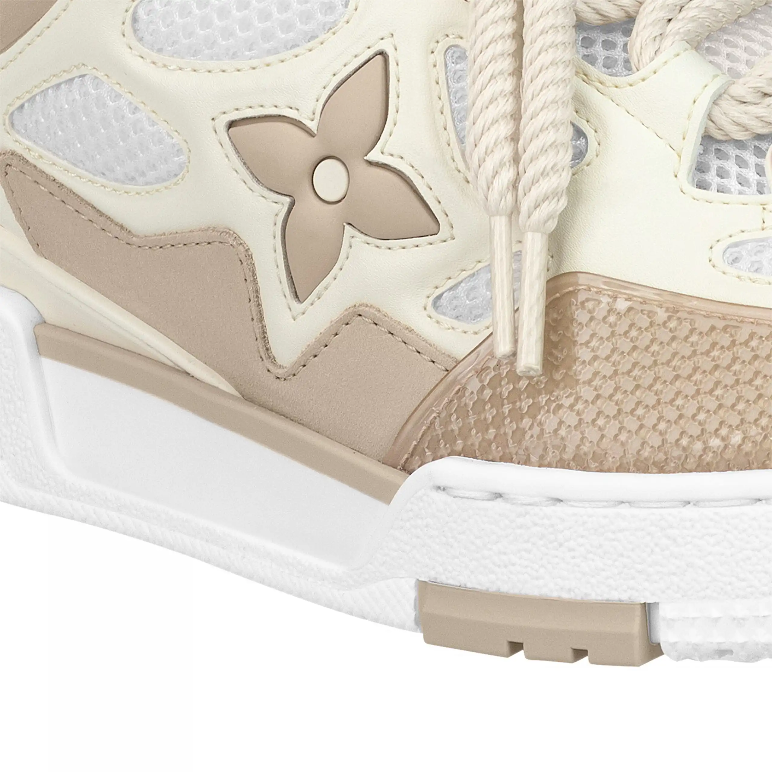 Cheap Louis Vuitton LV Skate Sneaker Since 54 Monogram Flowers Beige 1AARQG 0204