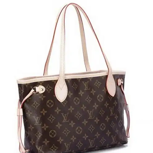 Cheap Shoulder M40155 Monogram Bag PM Neverfull Canvas Vuitton Louis 0212