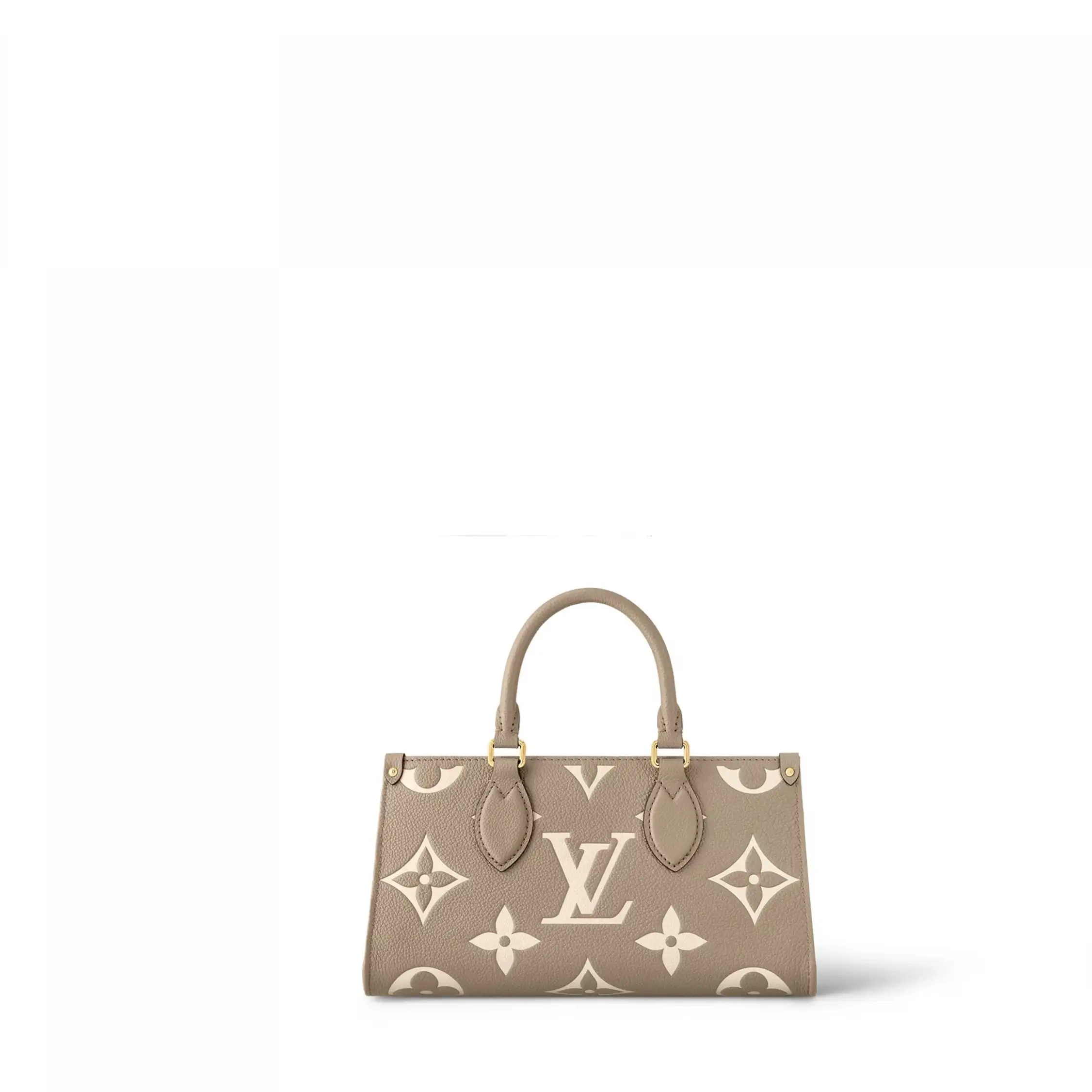 Cheap Louis OnTheGo Cream Dove Bicolor East Leather West Empreinte M23641 Monogram Vuitton 0214