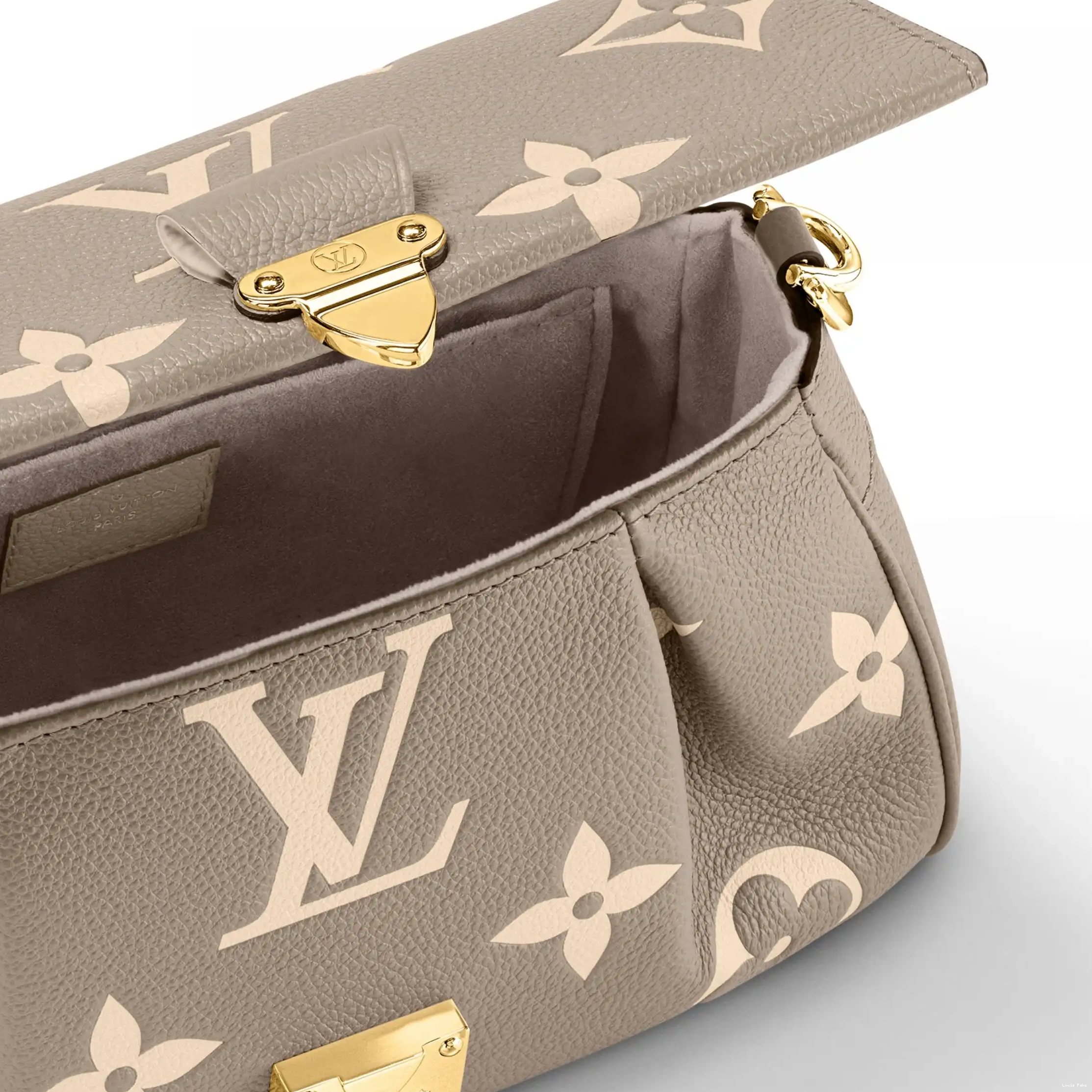 Cheap M45836 Tourterelle Favorite  Vuitton Crème Louis  0210