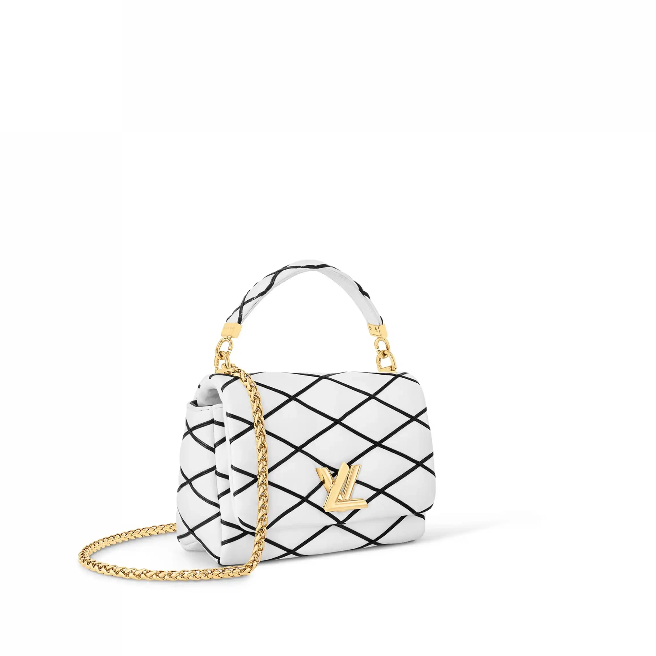 Cheap Vuitton Black GO-14 M22890 White MM Louis 0218