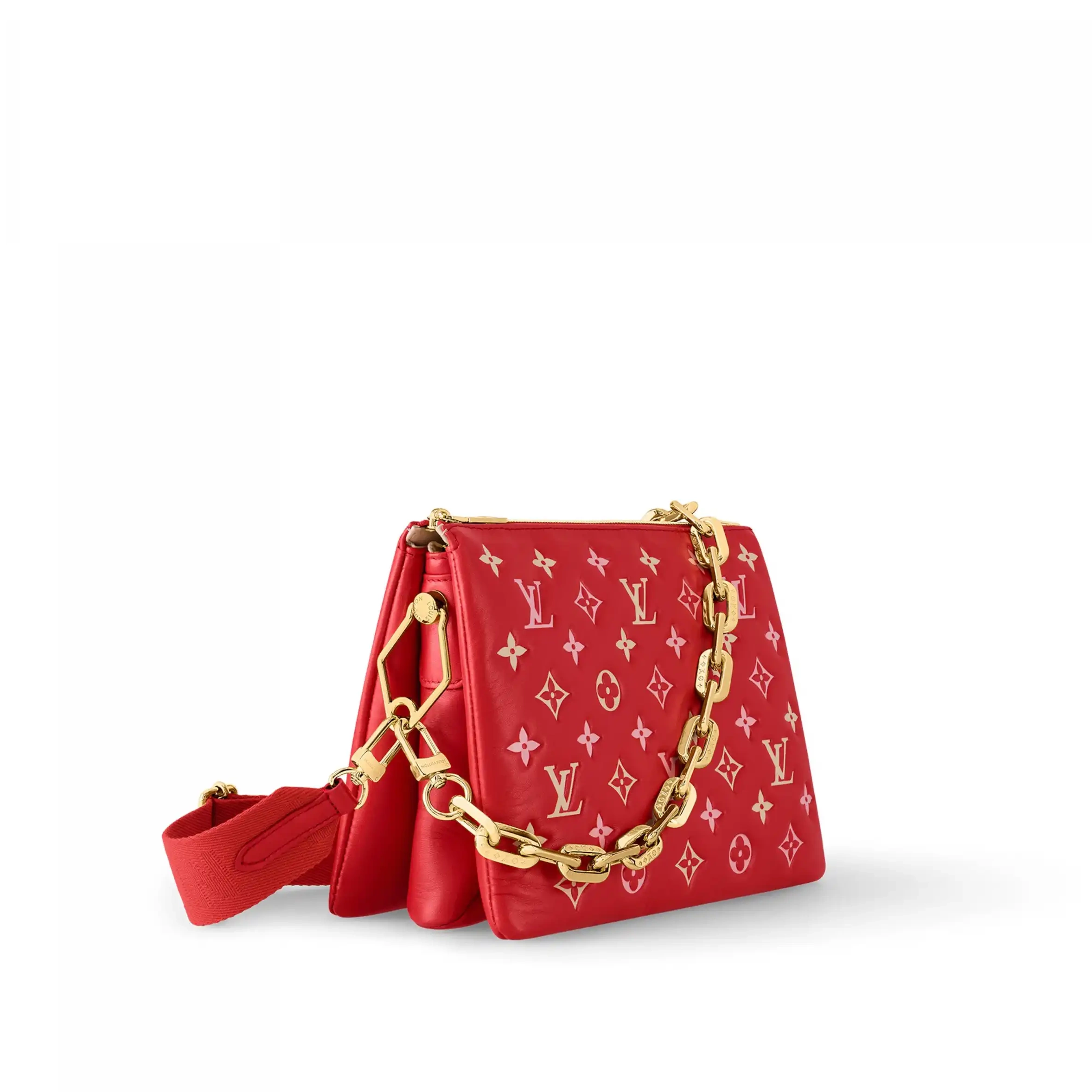 Cheap Coussin Louis PM M22397 Vuitton Red 0215