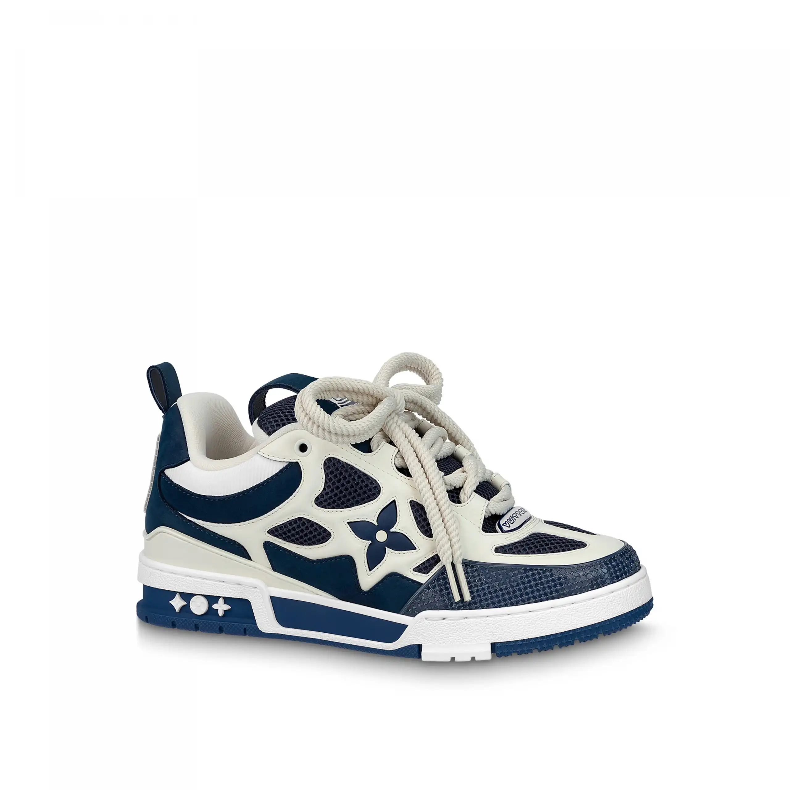 Cheap Louis Vuitton LV Skate Sneaker Navy Blue Marine 1ACF1U 0204