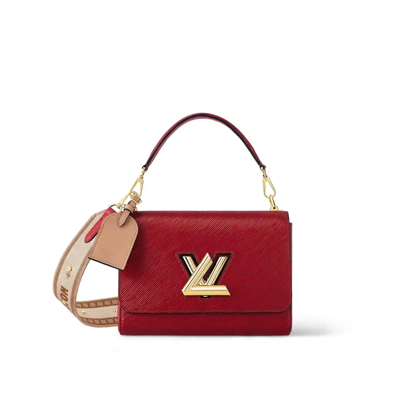 Cheap Vuitton Twist Louis MM Ruby M22783 0214