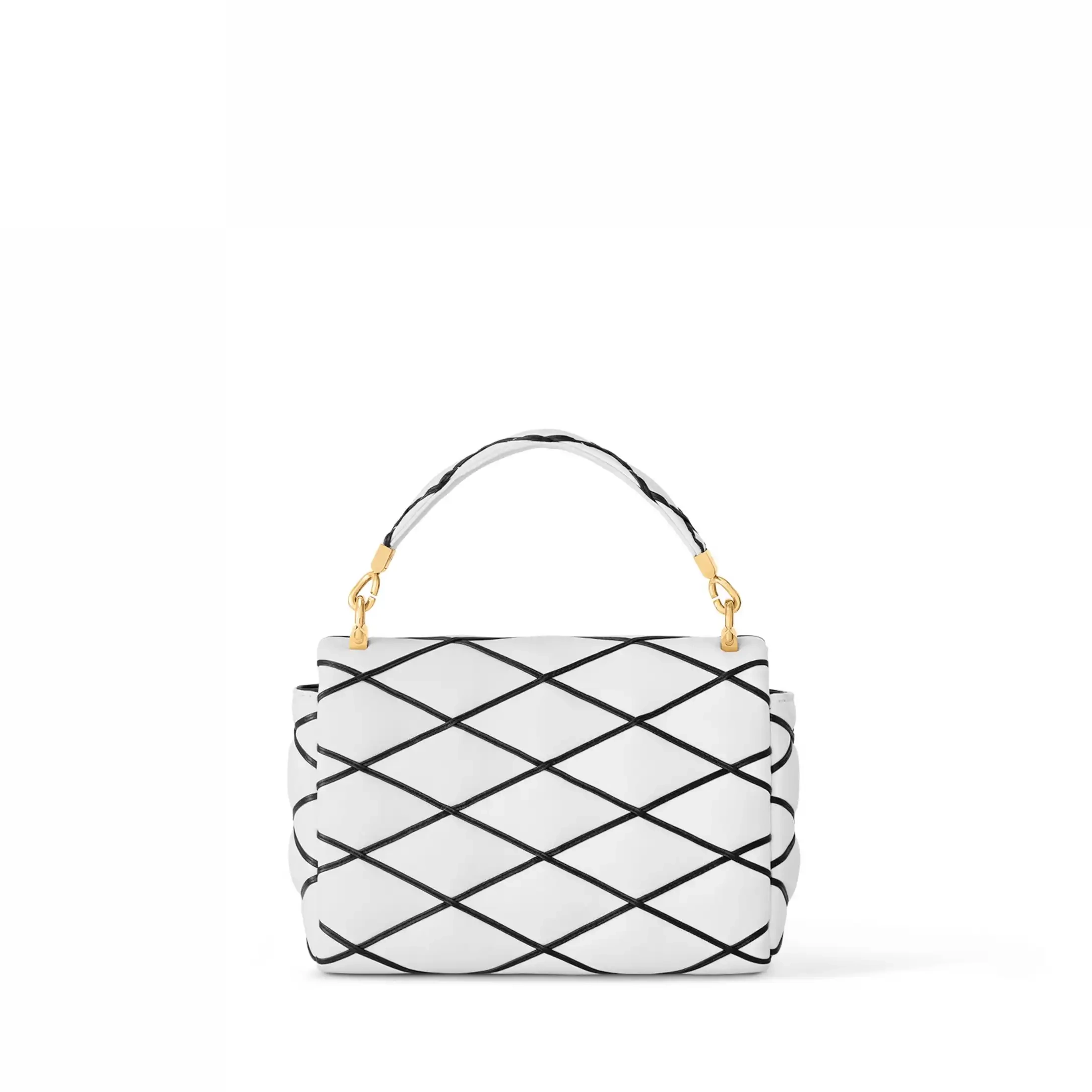 Cheap Vuitton Black GO-14 M22890 White MM Louis 0218