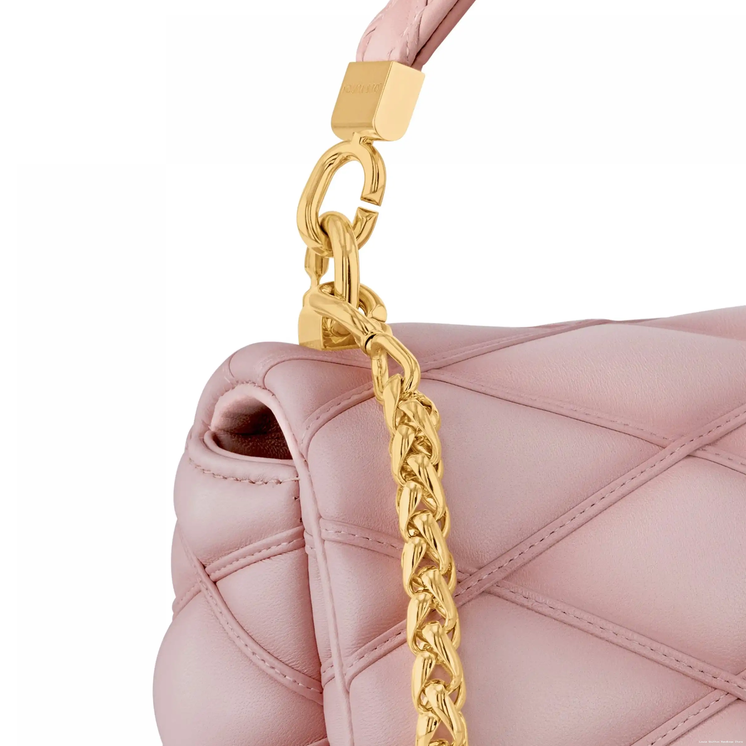 Cheap Vuitton Pink GO-14 M24465 Rosabella MM Louis 0214