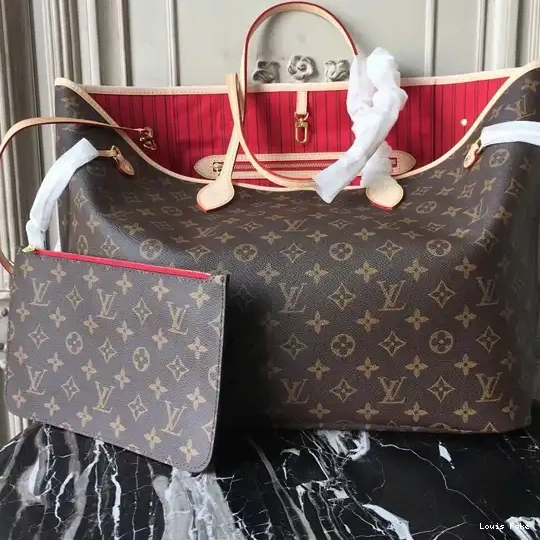 Cheap Bag GM Vuitton Louis Monogram Neverfull M41179 Shoulder Canvas 0210