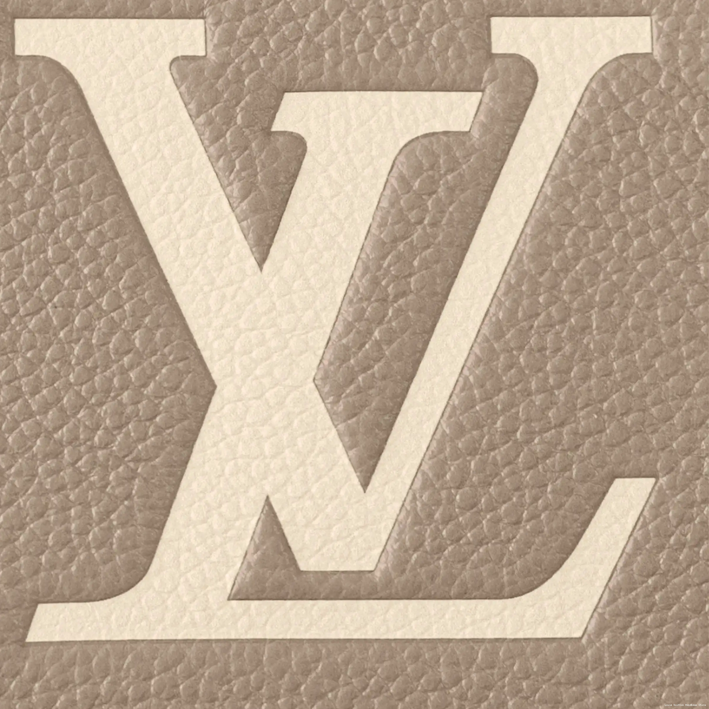 Cheap Louis OnTheGo Cream Dove Bicolor East Leather West Empreinte M23641 Monogram Vuitton 0214