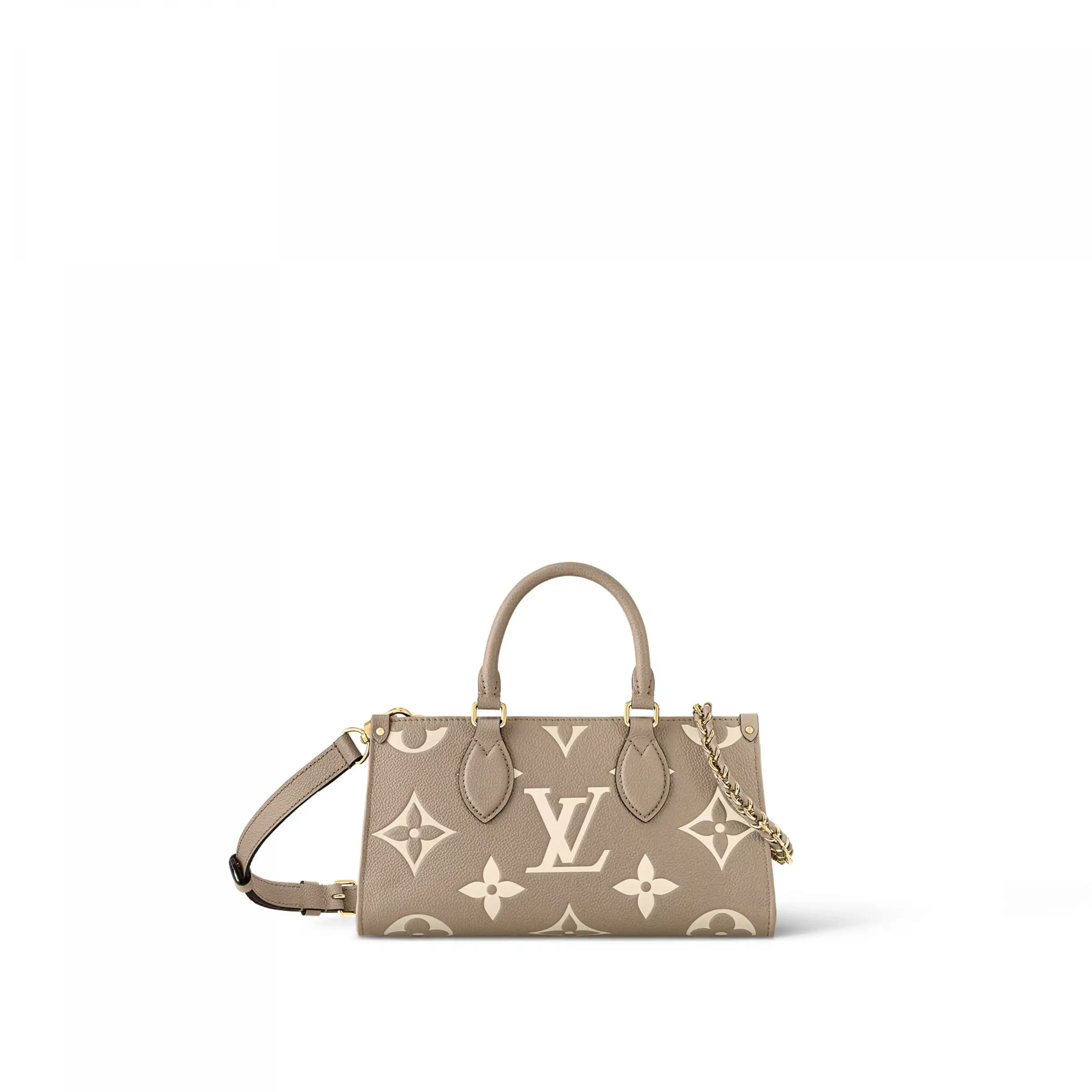 Cheap Louis OnTheGo Cream Dove Bicolor East Leather West Empreinte M23641 Monogram Vuitton 0214